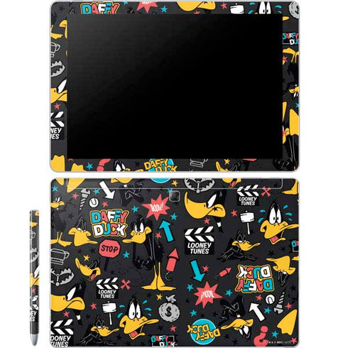 Looney Tunes Daffy Duck Patches Galaxy Book 12in Skin